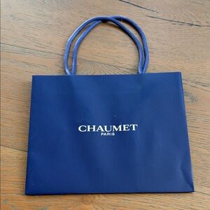 Chaumet Paris Blue Shopping Bag